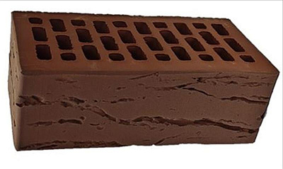 Картинка Кирпич - Облицовочный кирпич Облицовочный Полуторный : М-200 размером 120x250x88. Цвет баварская кладка, производство Вышневолоцкая Керамика 