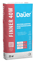 FINNER® EXTER 40 W Шпатлевка цементная армированная базовая белая 